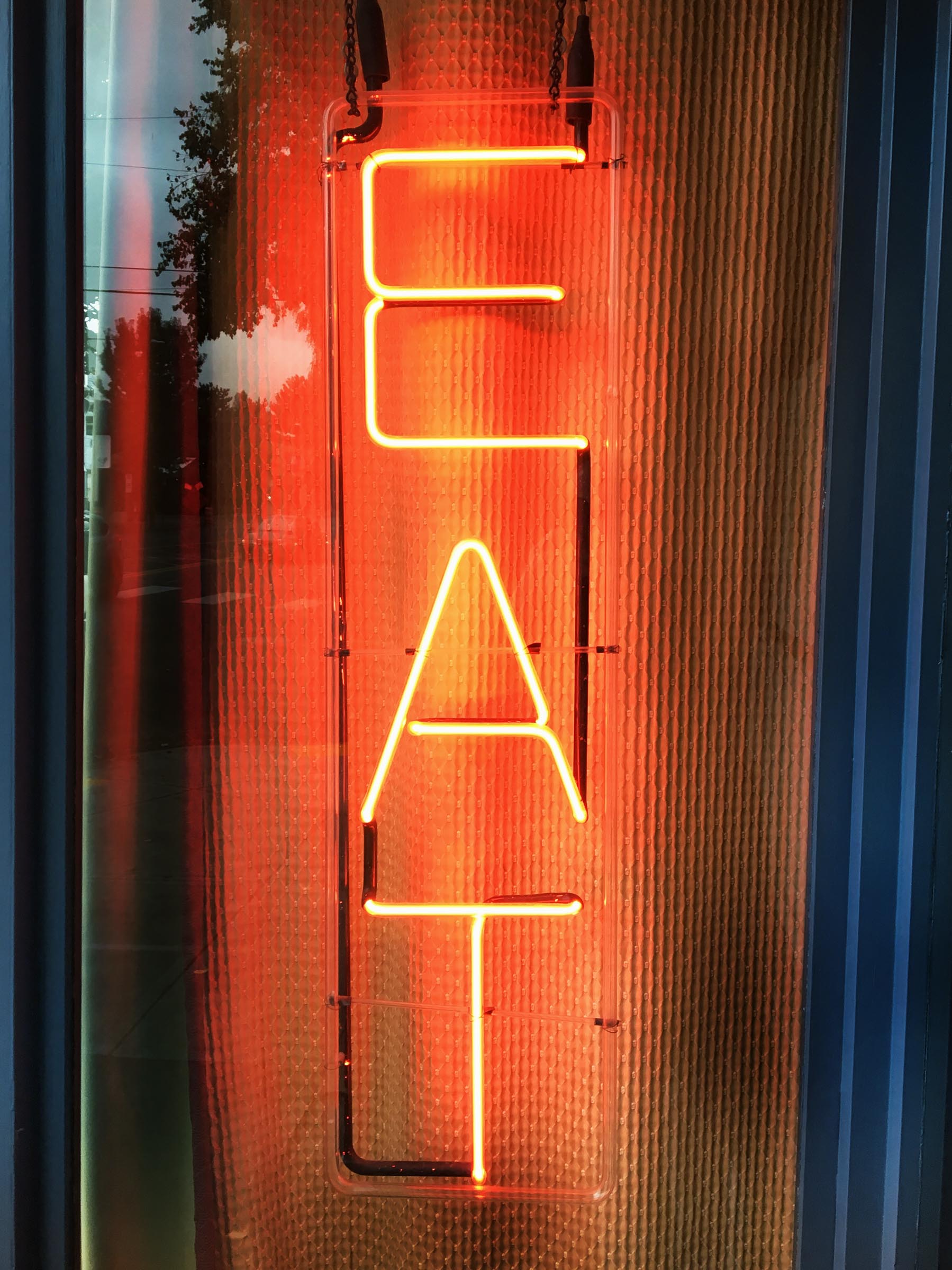 Eat Sign Architecture Reno Nevada